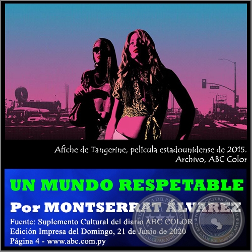 UN MUNDO RESPETABLE - Por MONTSERRAT ÁLVAREZ  - Domingo, 21 de Junio de 2020